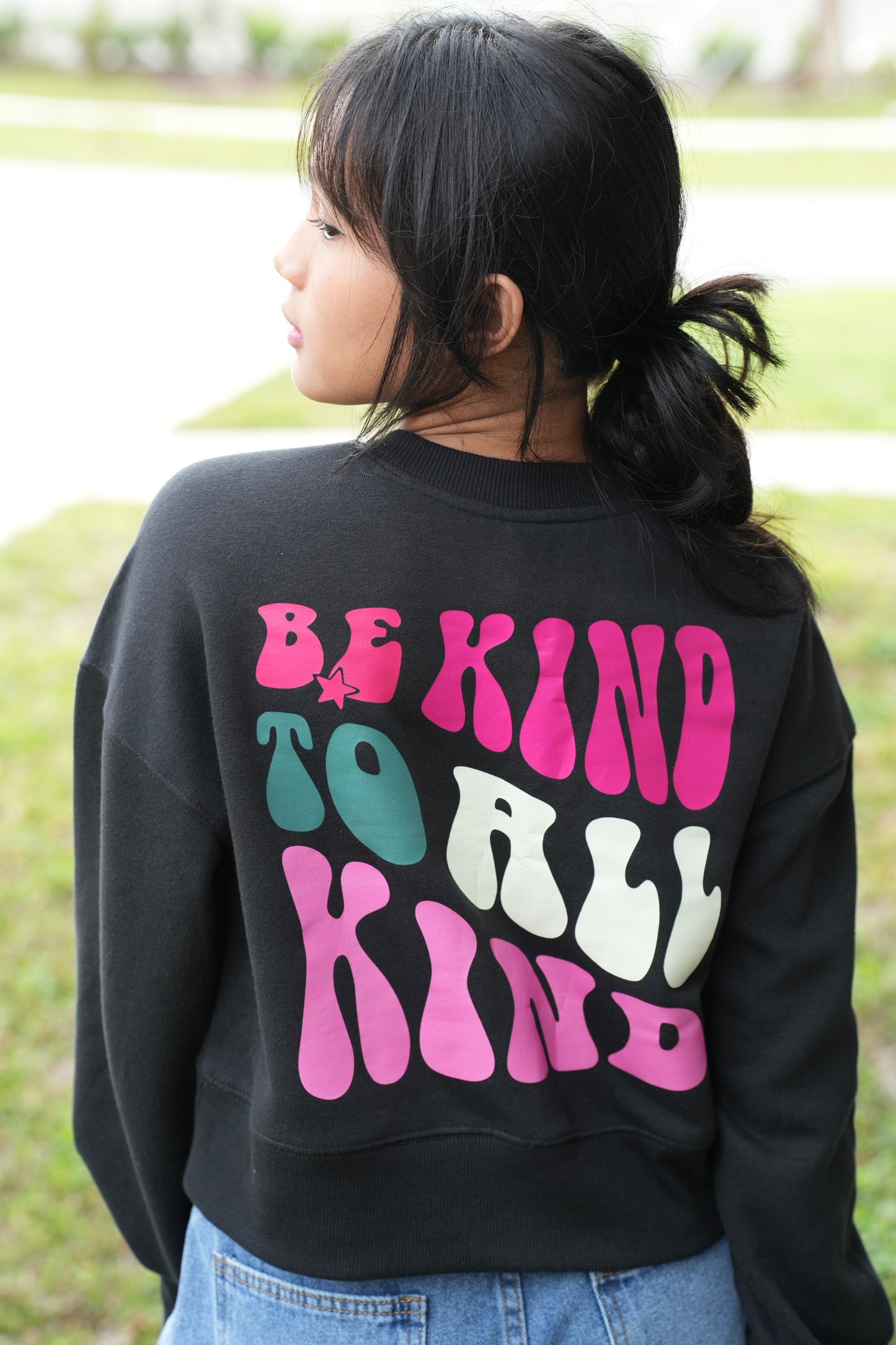 Be Kind to All Kind Crop Sweatshirt