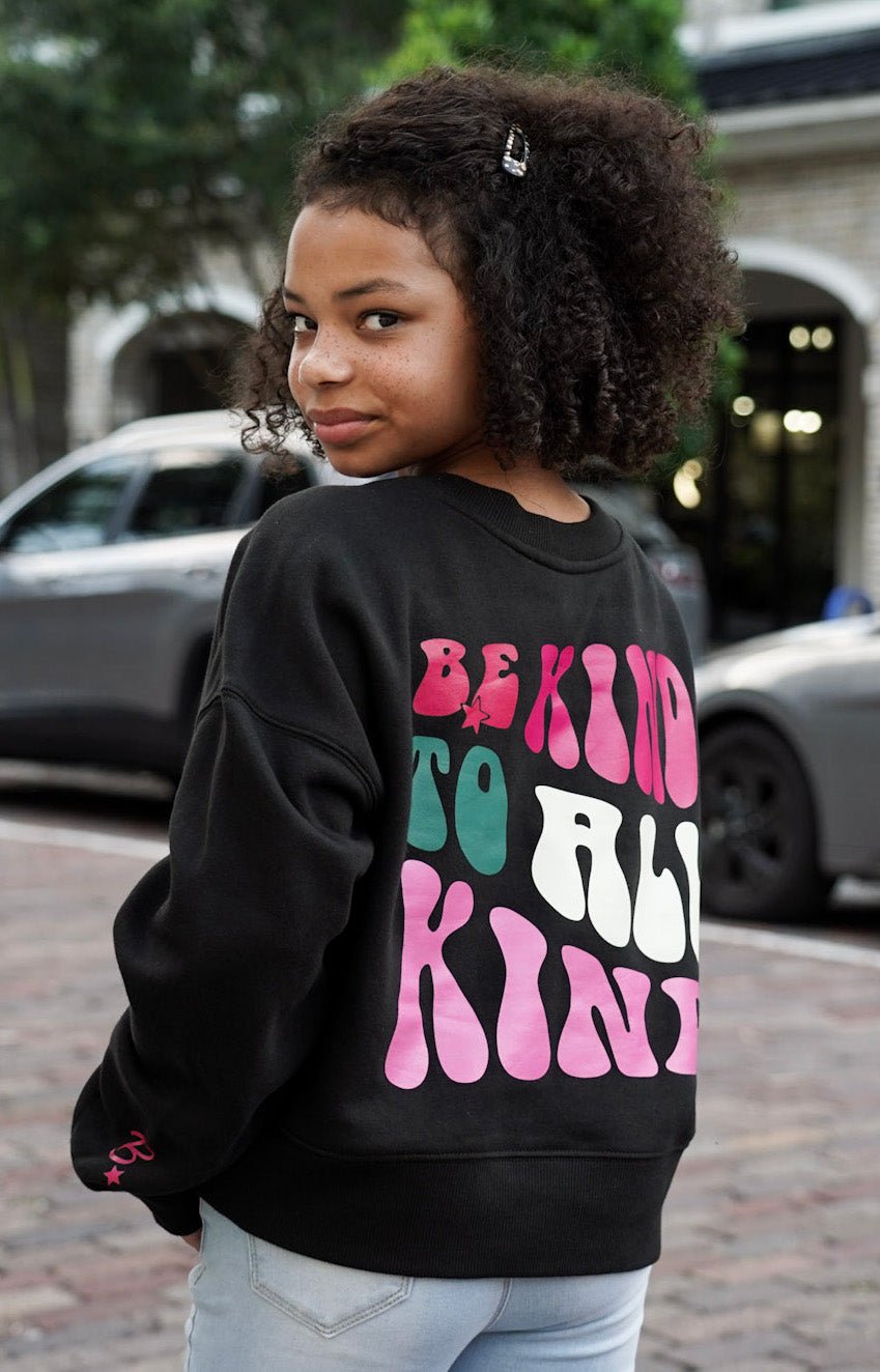 Be Kind to All Kind Crop Sweatshirt