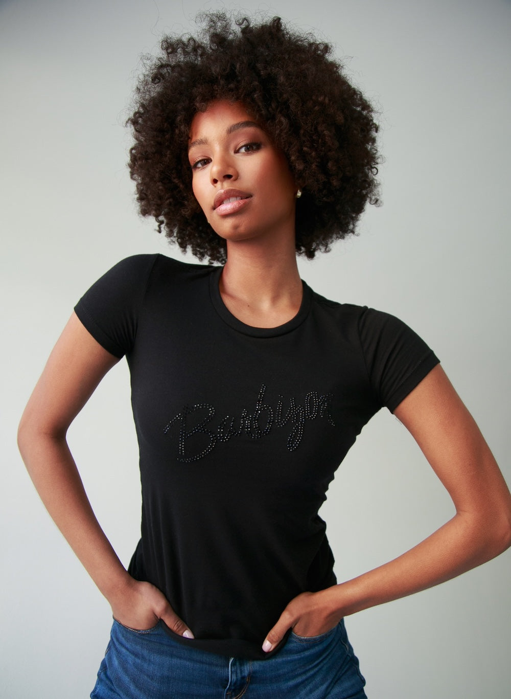 Black Sparkle Tee