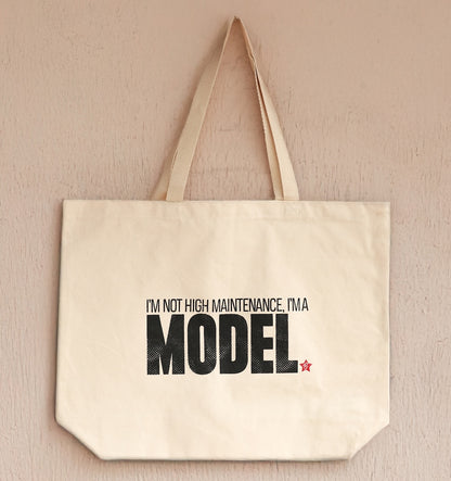 Modelling Tote Model Canvas Tote – Barbizon Boutique