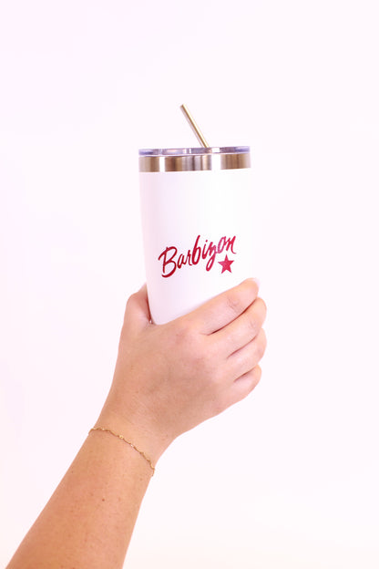 White Barbizon Tumbler